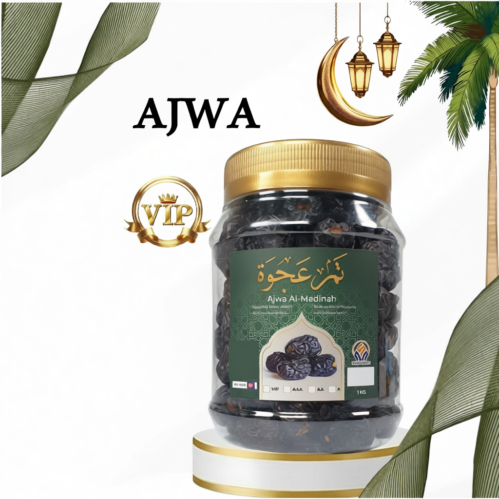 Ajwa Madinah Dates Kurma Vip / AA / A jumbo Ajwa Madinah Dates Kurma ...