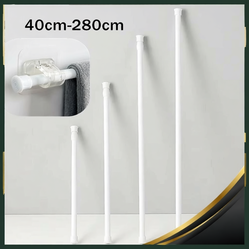 READY STOCK Telescopic Rod Without Punching Balcony Clothes Drying Rod ...