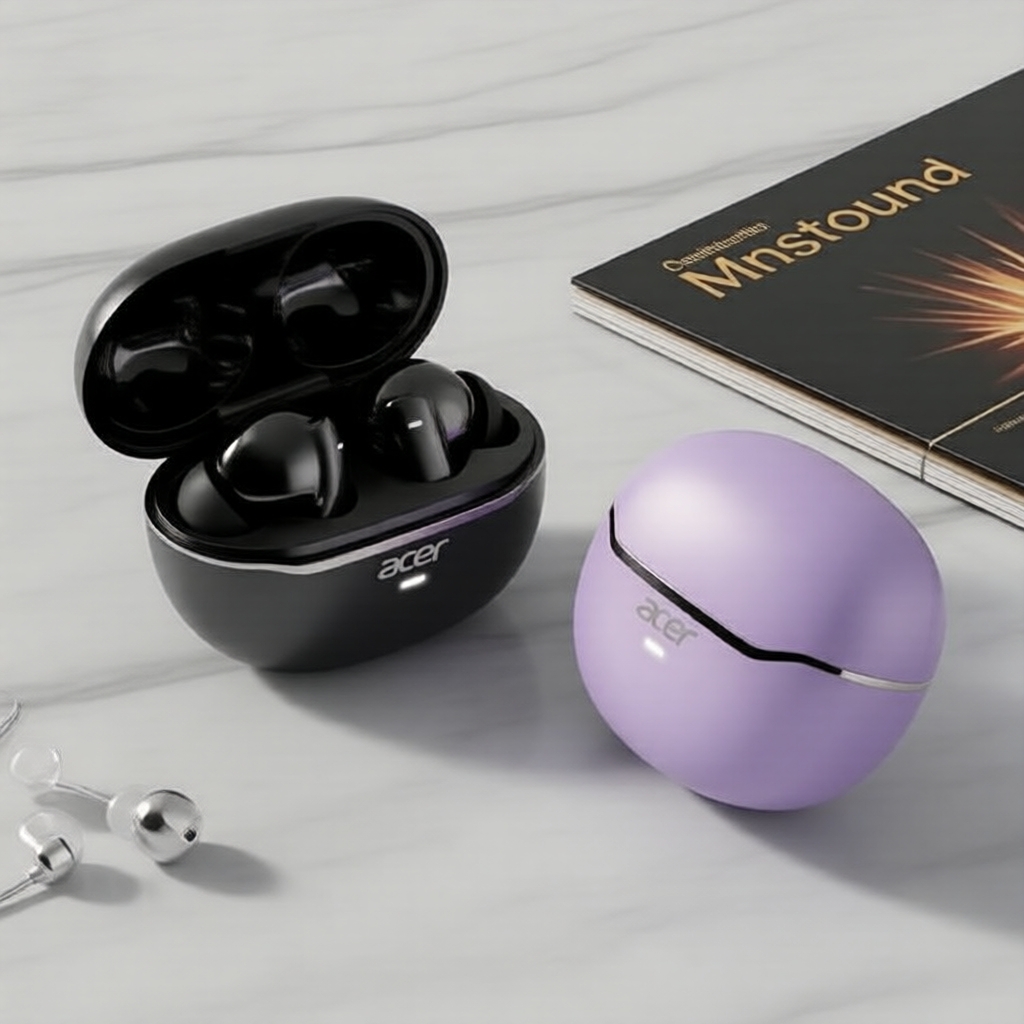 Acer OHR623 In-Ear Earbuds with Ear Clip Open HIFI Sound Bluetooth for ...