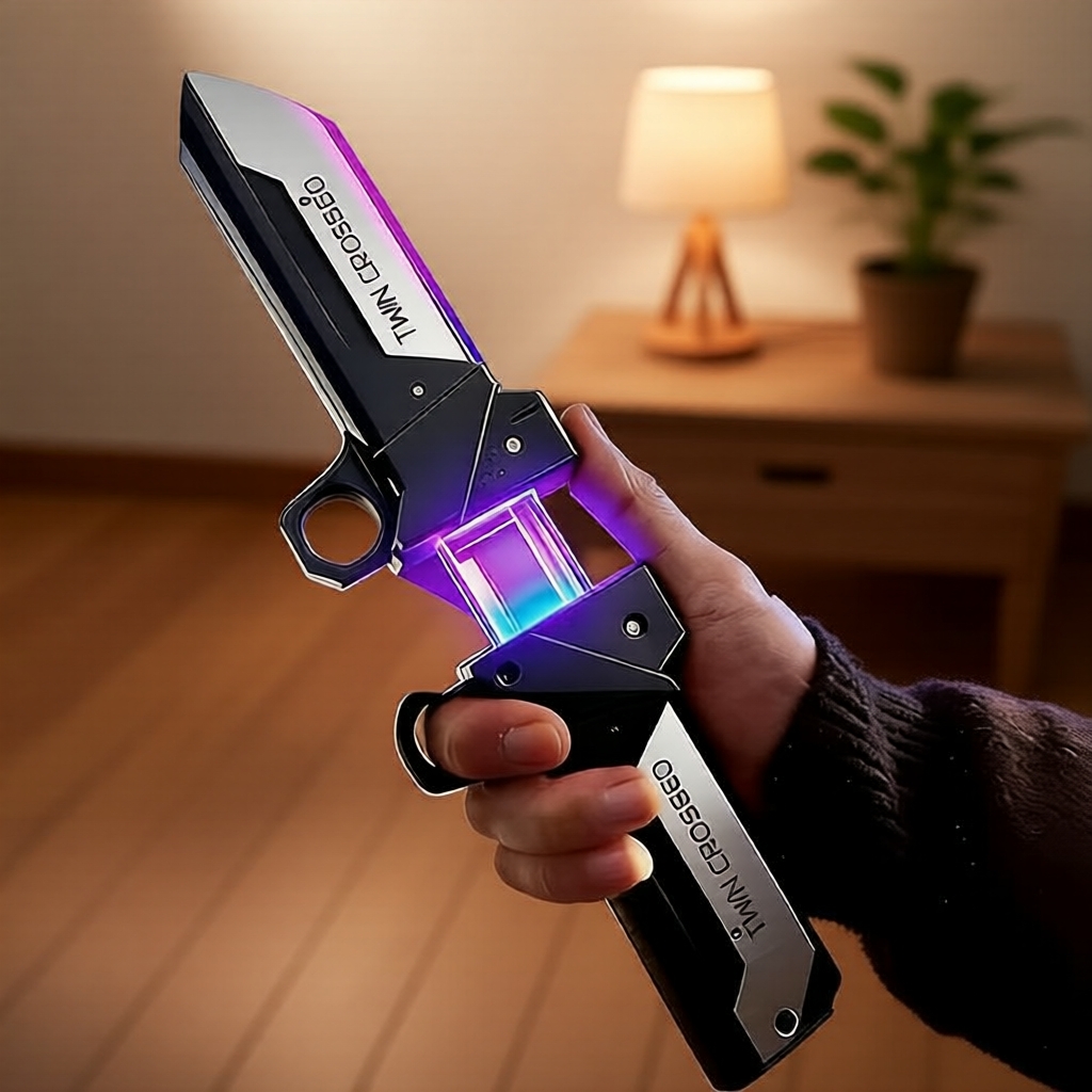 Luminous Double-Bladed Sword Toy - Fun for Boys, Kids & Adults - Great ...