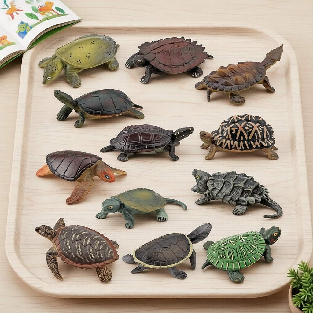 Cute Sea Creatures Miniatures, Tiny Reptile/Turtle Dollhouse Decor ...