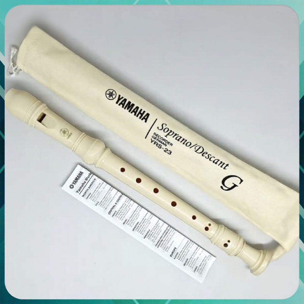 Yamaha Plastic Soprano Recorder YRS-23B Music Instrument Suling Alat ...