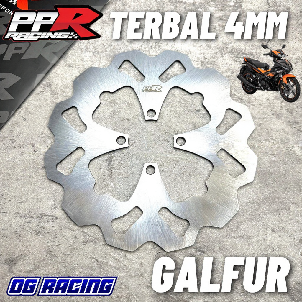 “TERBAL 4MM” PPR RACING R4 DISC PLATE/ BINTANG DISC BRAKE/ DISC BRAKE ...