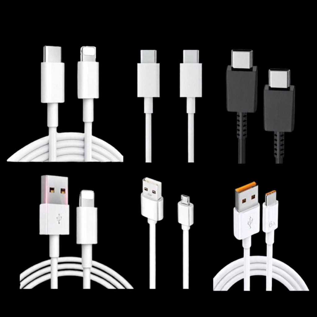 Cable Charger for Type-C Micro USB Android Silicone Super Fast Charging ...