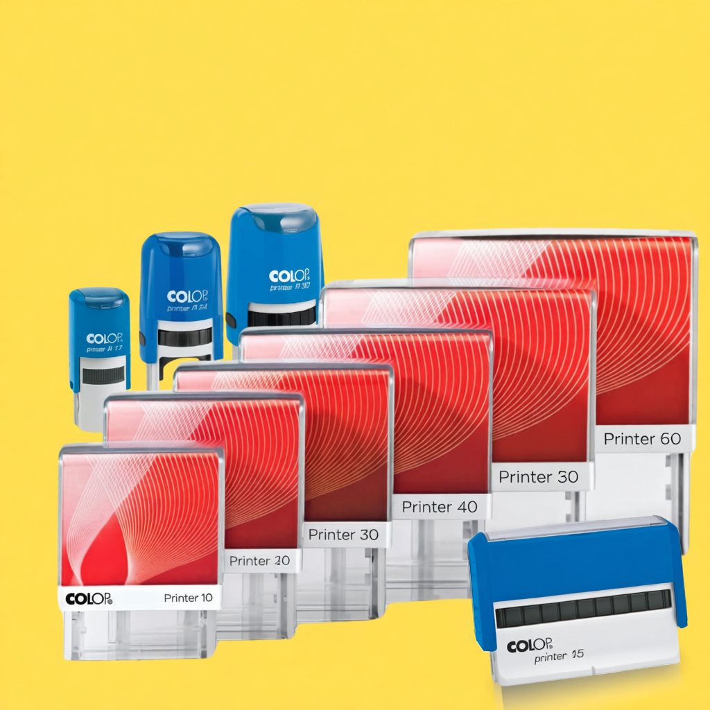 SAME DAY POS * Rubber Stamp * COLOP Printer Line | Round Stamp Self ...