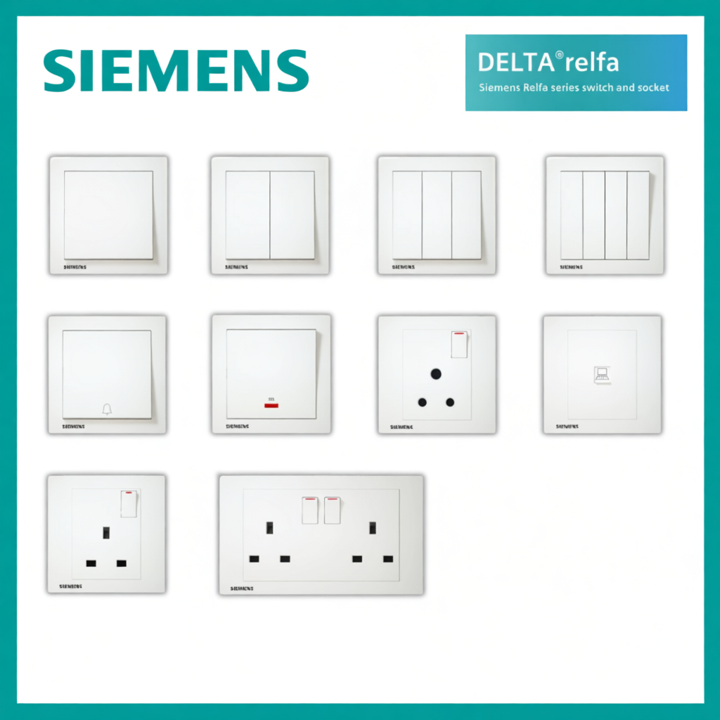 SIEMENS DELTA® Relfa SERIES SWITCHES & SOCKET OUTLET SIRIM APPROVED ...