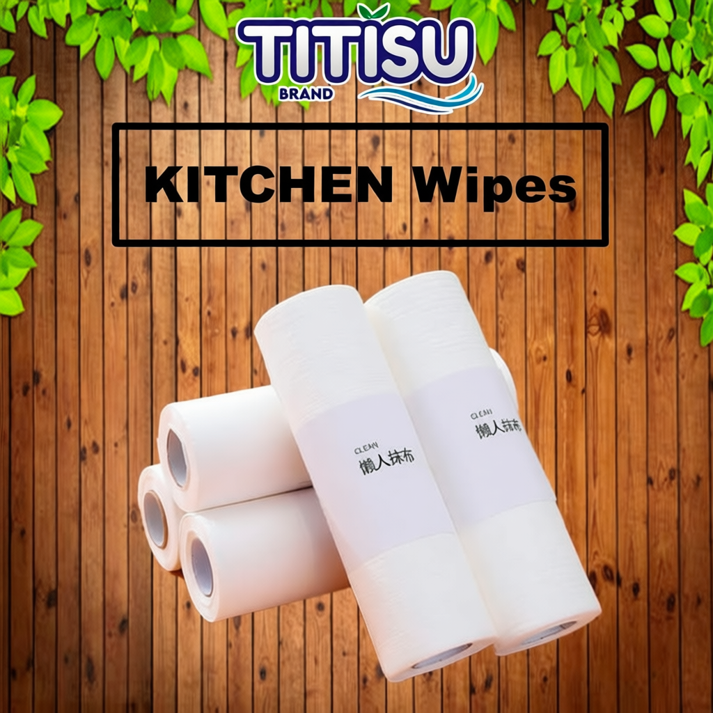[1 ROLL] Kitchen Lazy Rag Kitchen Wet And Dry Disposable Thick Dish ...