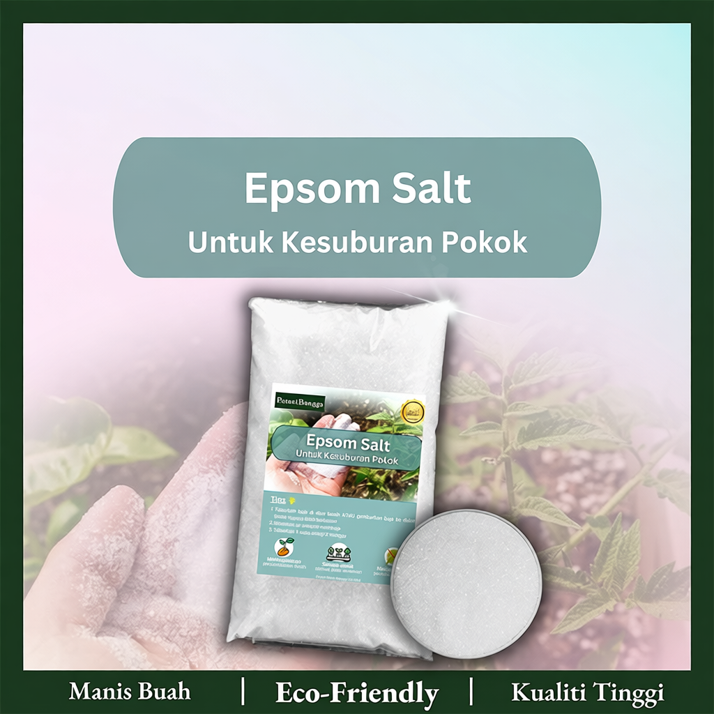 2kg Baja Garam Epsom Salt | Baja Garam Khas untuk Tanaman | Magnesium ...