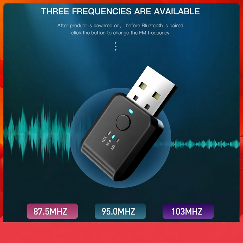 (Malaysia Stock) Mini Car Bluetooth 5.1 FM01 Transmitter Receiver Auto ...