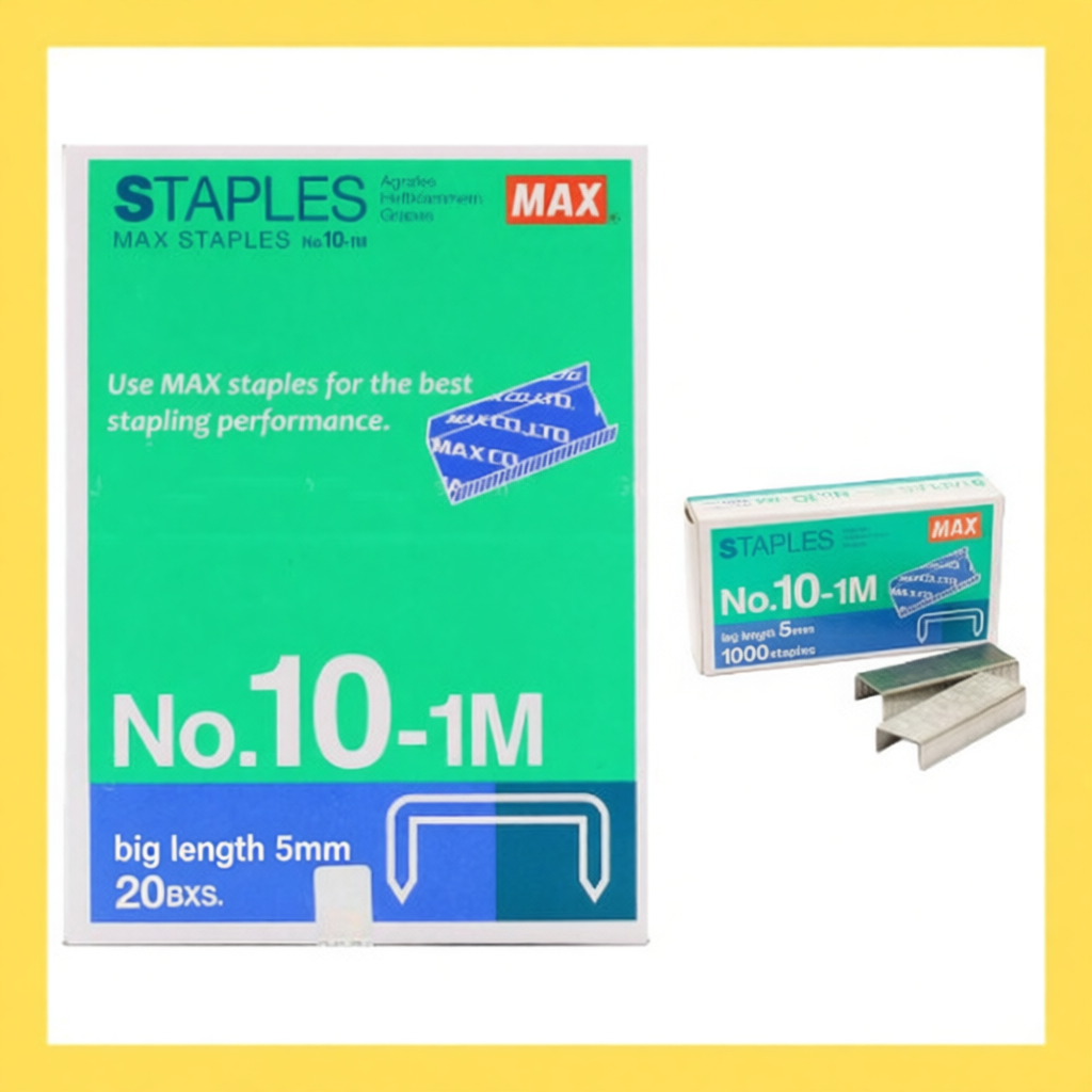 MAX No.10-1m Staples Big Box 20 Small Boxes | Shopee Malaysia