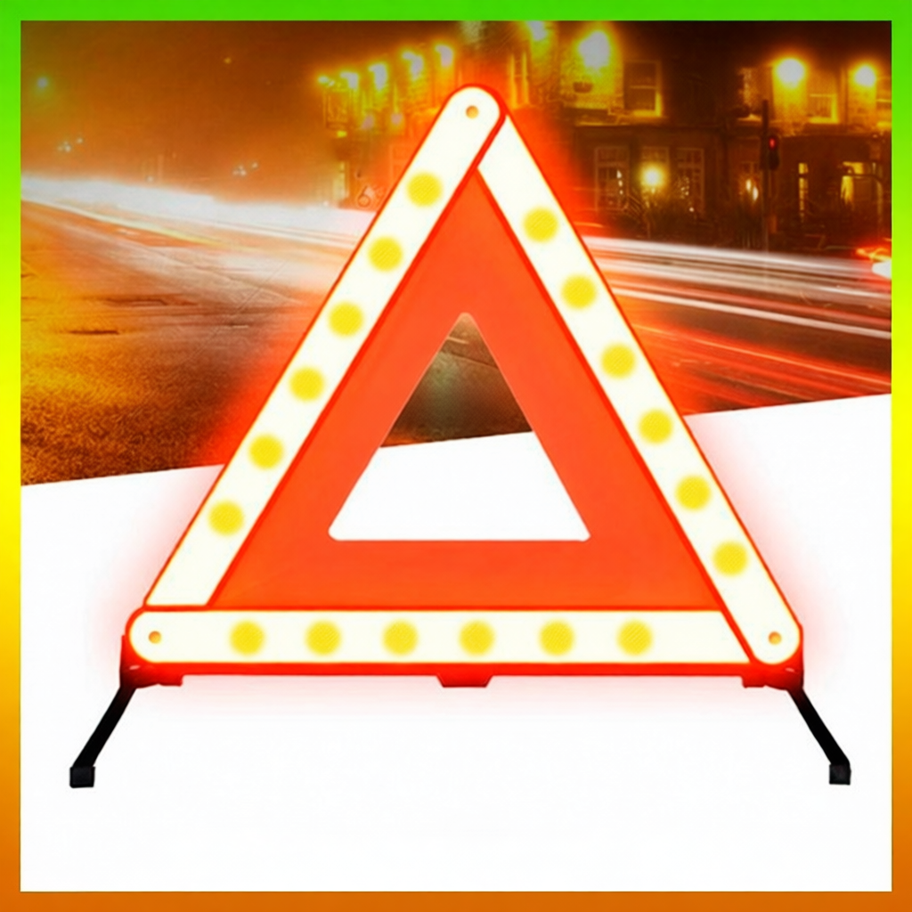 Car Vehicle Safety Reflective Triangle Warning Sign Emergency Breakdown ...