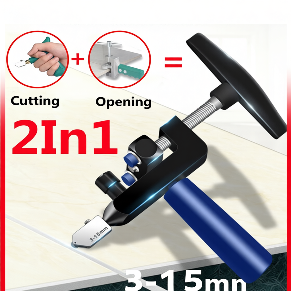 Manual Tile and Glass Cutter Set Multifunctional Ceramic Tile Opener ...