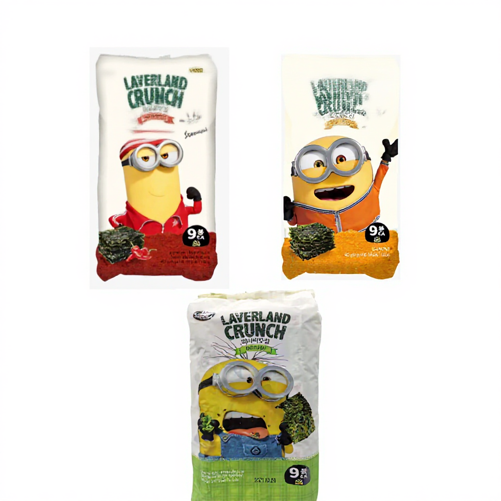 Manjun Laverland Crispy Seaweed Snack (4.5g x 9) | Shopee Malaysia