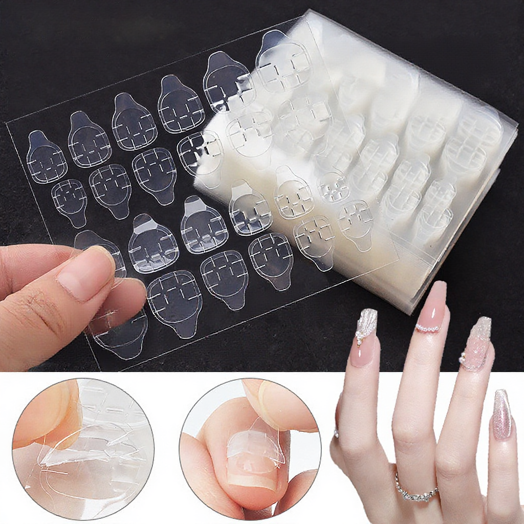 Double-Sided Adhesive Stickers for Fake Nails with Strong Hold (Multi ...