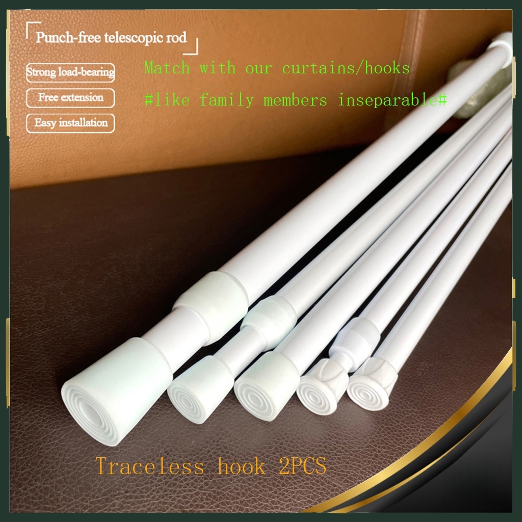 READY STOCK Telescopic Rod Without Punching Balcony Clothes Drying Rod ...