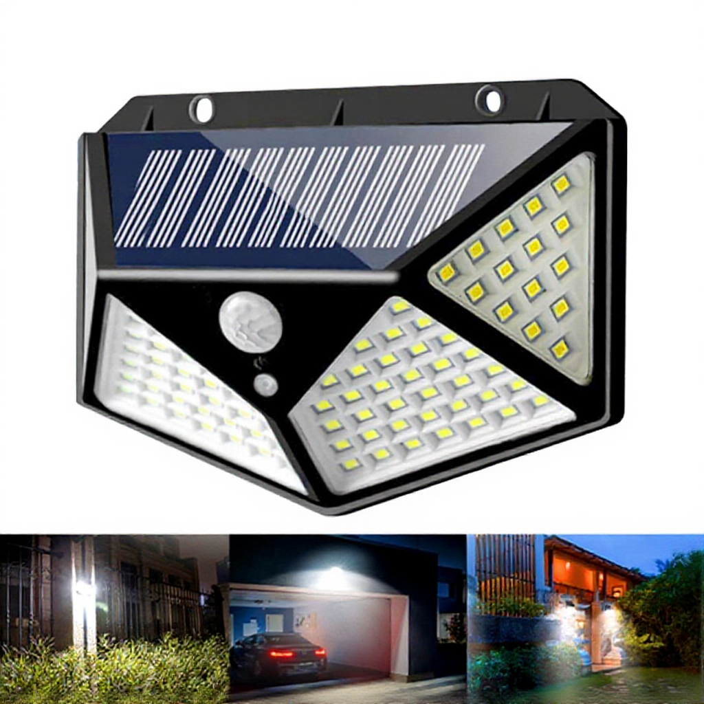 Solar Motion Sensor Light with LEDs, Waterproof Design (USB LED Option ...