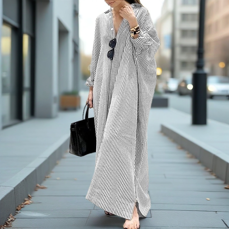 boat neck dress maxi Beige Boat Neck Fitted Long Sleeve Side Slit Maxi