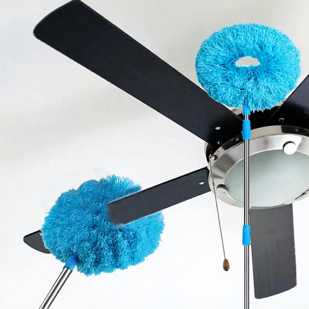 Ceiling Fan Cleaner Dusters With Extension Pole Dust Adjustable ...