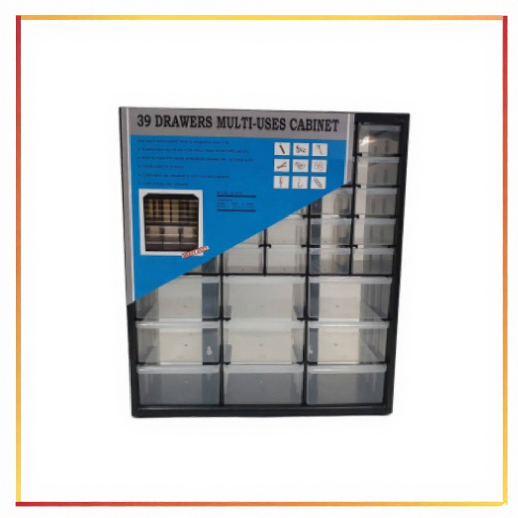 Heavy Duty Cabinet, 39 Drawers Multicompartment Storage Organizer ...