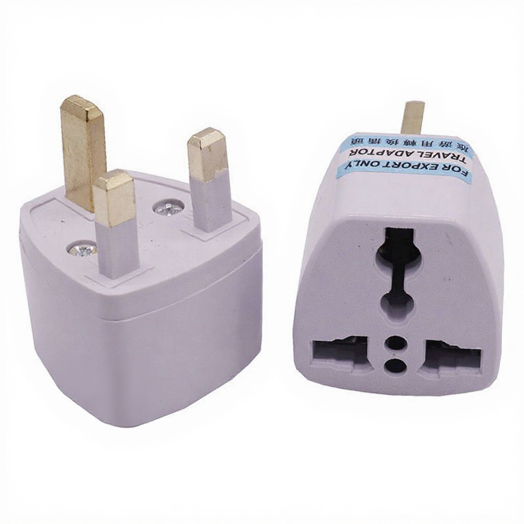 𝟯 𝗣𝗜𝗡 Universal Adapter Travel Adapter China Converter UK Plug To EU ...