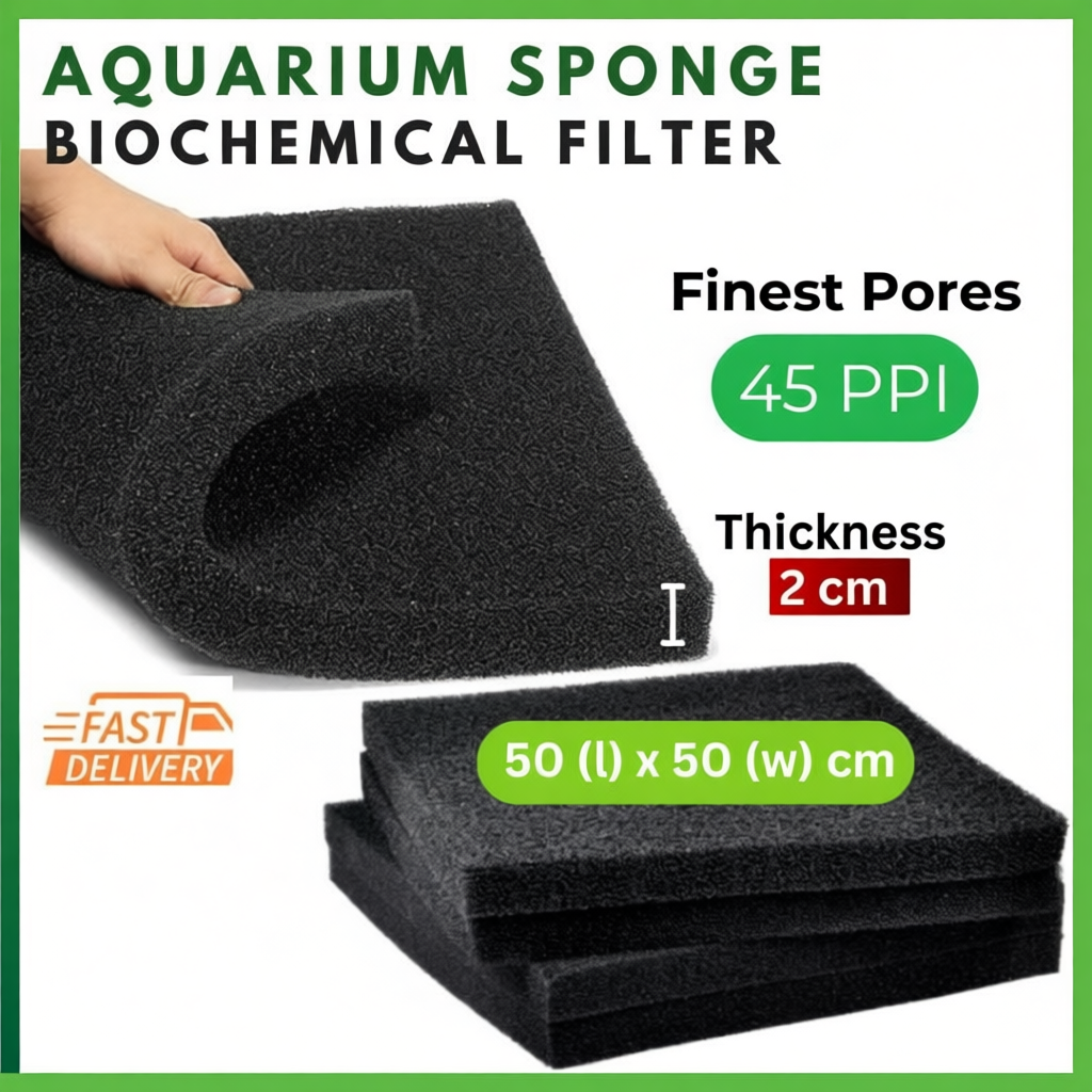 Aquarium Sponge Bio Chemical Sponge for Foam Pond Bio Sponge Fish Tank ...