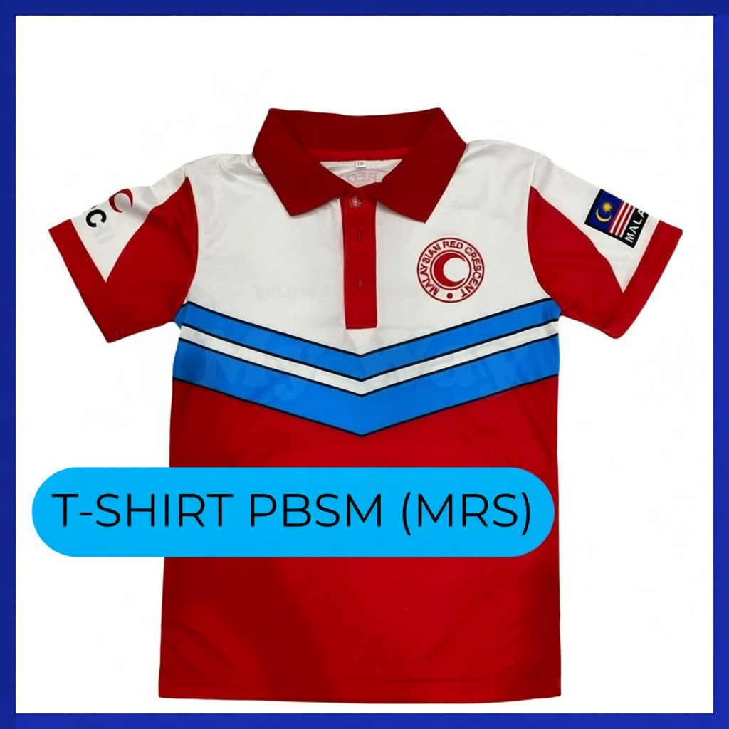 PBSM Sekolah Rendah PBSM T-shirt Persatuan MRS Malaysian Red Crescent ...