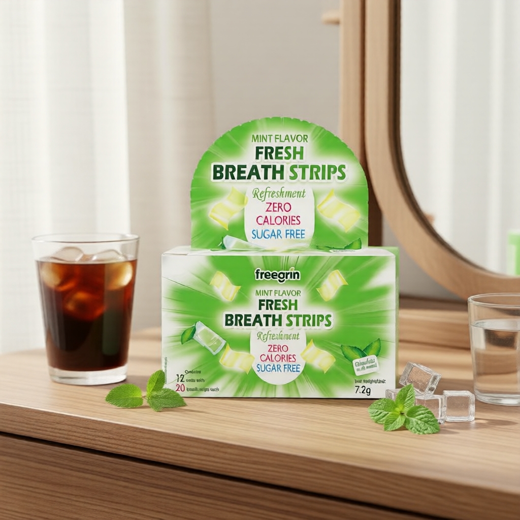 Ultra-Portable Mint Strips for Instant Refreshment Anywhere Kepingan ...
