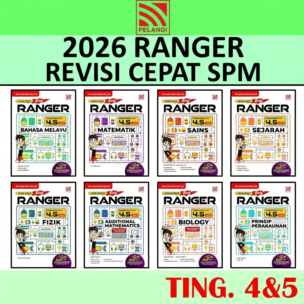 RANGER REVISI CEPAT SPM FORM 4.5 KSSM 2024 - BUKU NOTA BERWARNA ...