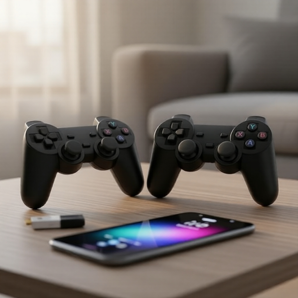 2 Unit 2.4GHz Wireless Joystick Gamepad USB Controller No Delay for PC ...