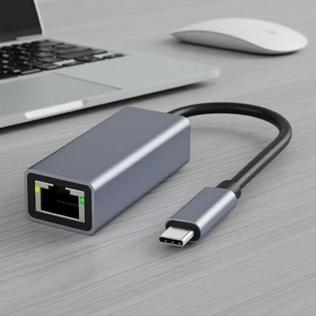 1000Mbps USB-C RJ45 Ethernet Adapter for MacBook/Windows/Android LAN ...