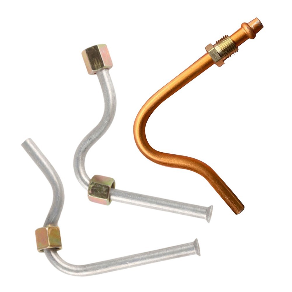 (THEBEST) 1pc 7 shaped small Aluminum Air Compressor Exhaust Tube ...