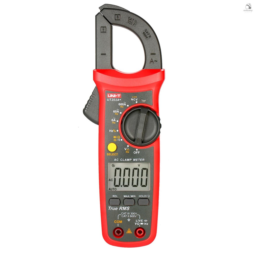UNI-T UT202A+ 6000 Counts Digital Clamp Meter True RMS Multimeter Clamp ...