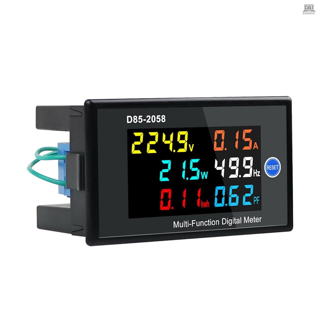 Multi-Function Single Phase Digital Meter LCD Display AC Voltage AC ...
