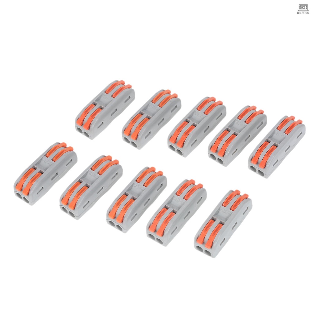 10pcs Wire Connectors Compact Splicing Connectors Cable Connector Set ...