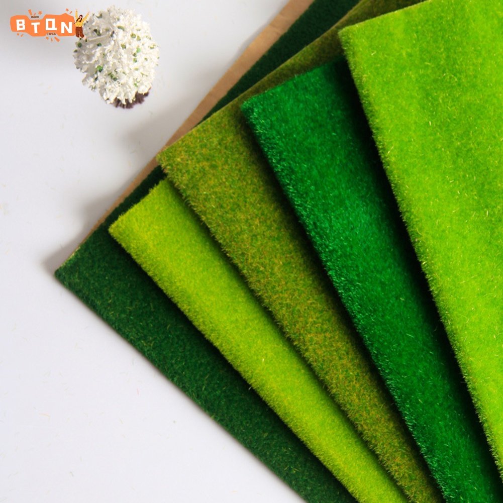 (BTQN!) 0.4mX1m Architectural Layout Artificial Lawn Carpet Model Grass ...
