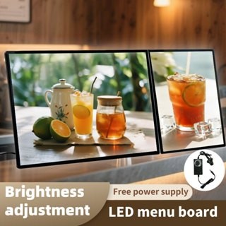 Desktop LED order light box, horizontal and vertical switchable ...