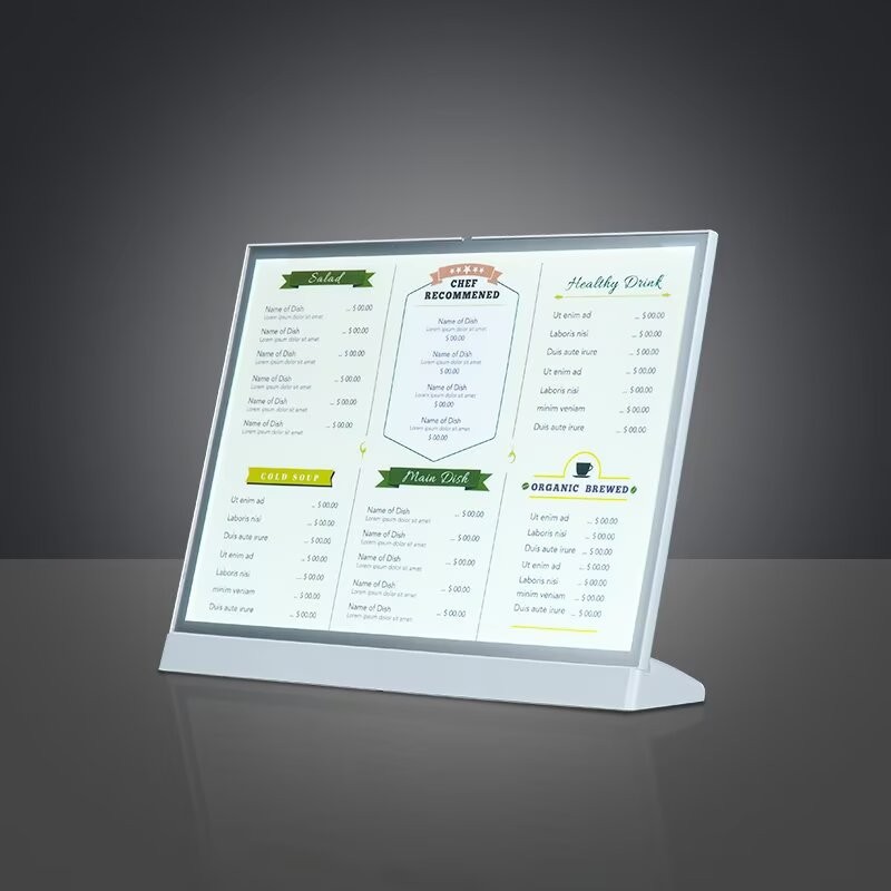 Rechargeable A3 ultra Thin Led Frame Light Box Stand Illuminates Led ...