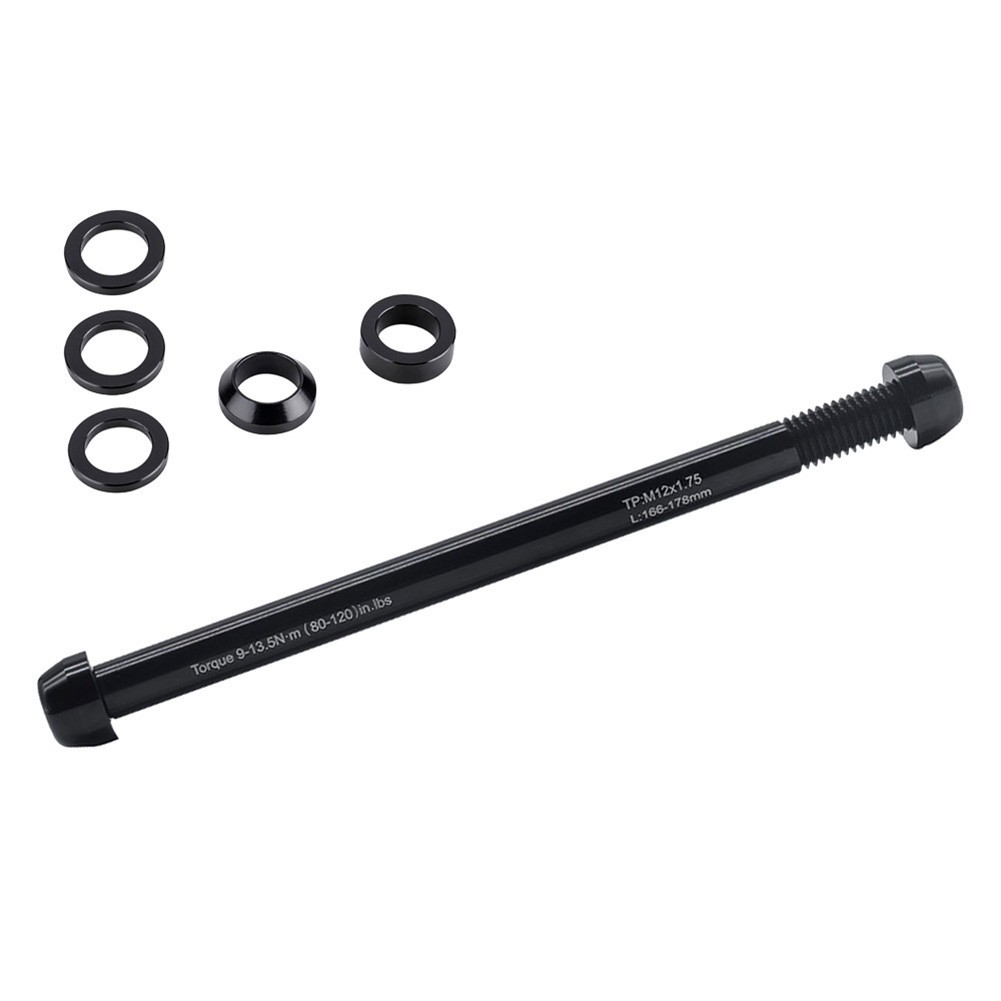 RapiLock - Asse per ruota posteriore 147 per Roaddisc o MTB, M12XP1.0/P1.5/ P1.75 per 16 diverse combinazioni