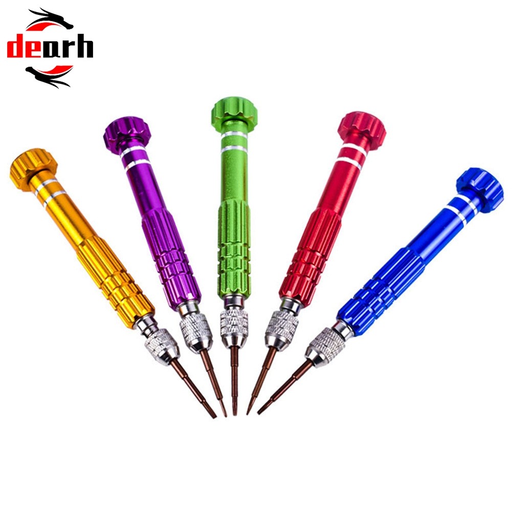 [DRHT] 5 In Screwdriver Screw Cell Repair Kit Mobile Watch Ph Tool for ...