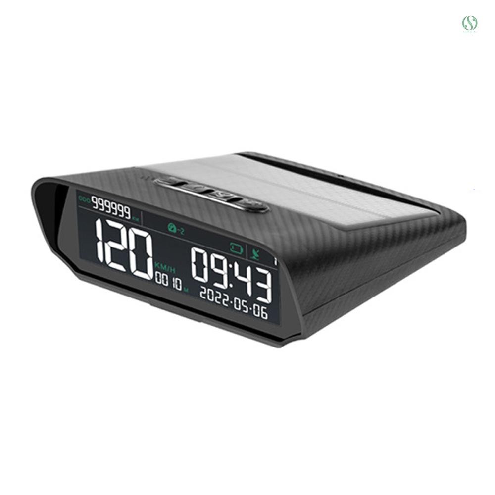 Car Wireless Headup Display Solar GPS Digital Speedometer with LCD ...