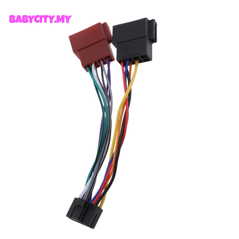 16-Pin ISO Wiring Harness Connector Adapter For Pioneer Car Stereos (2003 And Newer)