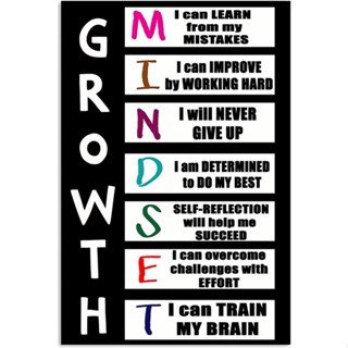 Growth Mindset I Can Learn From Mistakes Motivational Poster Idea For ...