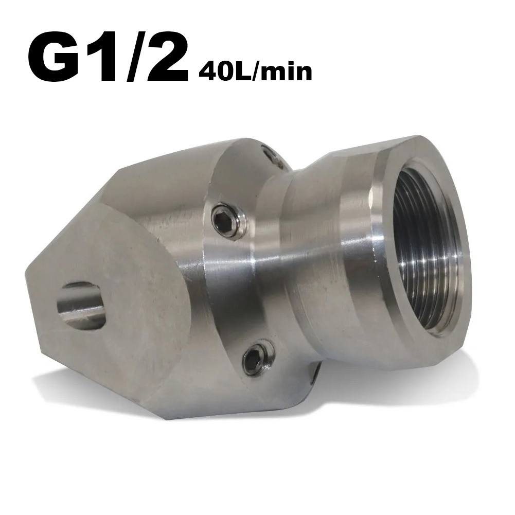 G1/2 Industrial nozzle High Pressure Rotating Nozzle Sewer High ...
