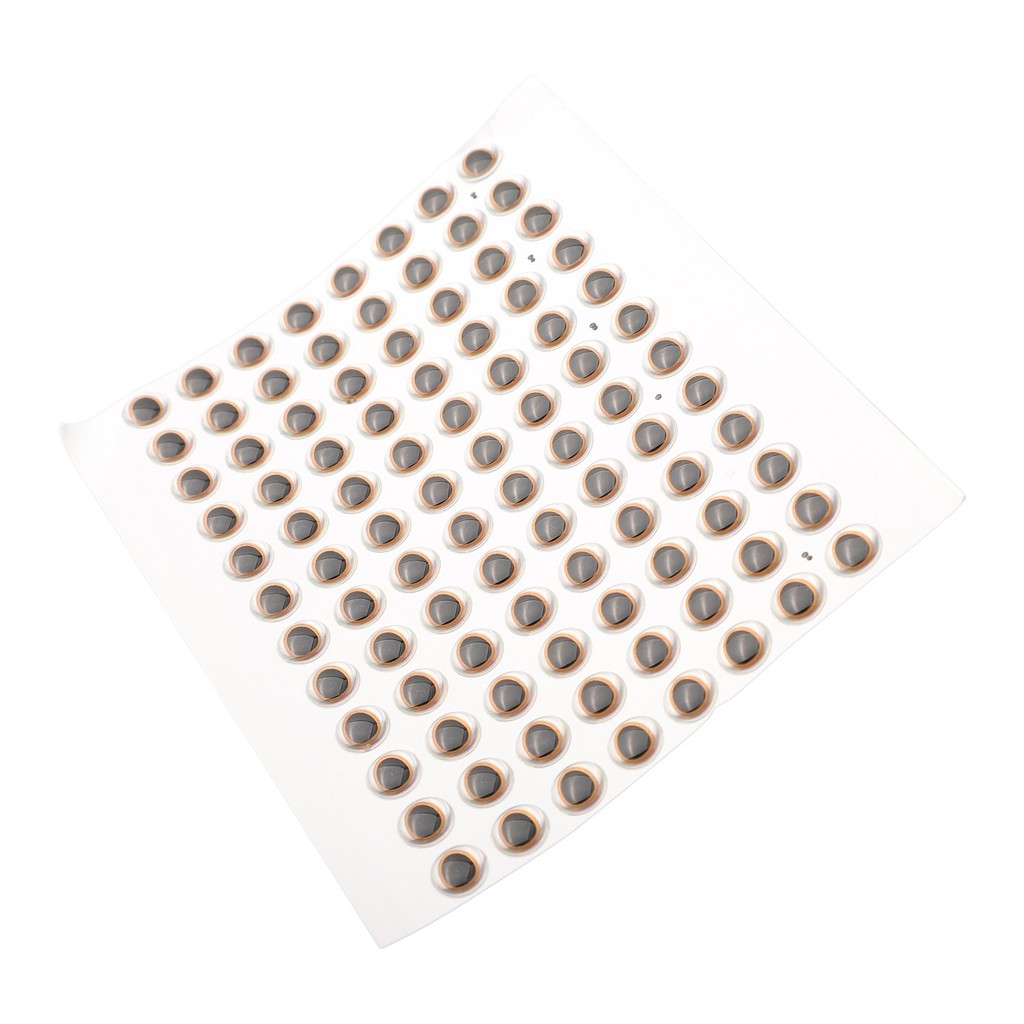 10.000 Occhi Adesivi 2D Per Esche Da Pesca, 12mm, Riflettenti Argentati, Per Artificiali
