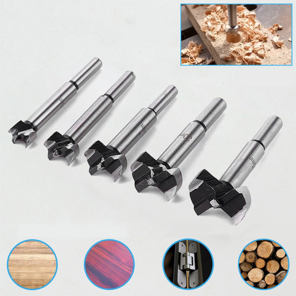 Woodworking 5/8 In Drill Bit Drill Bits 1pc 15mm-100mm Forstner Tips Woodworking Tools Hole Saw Cutter Hinge Boring Drill Bits Round Shank Micro Drill Bit Metalworking Machining Drill Bits - Foto 13