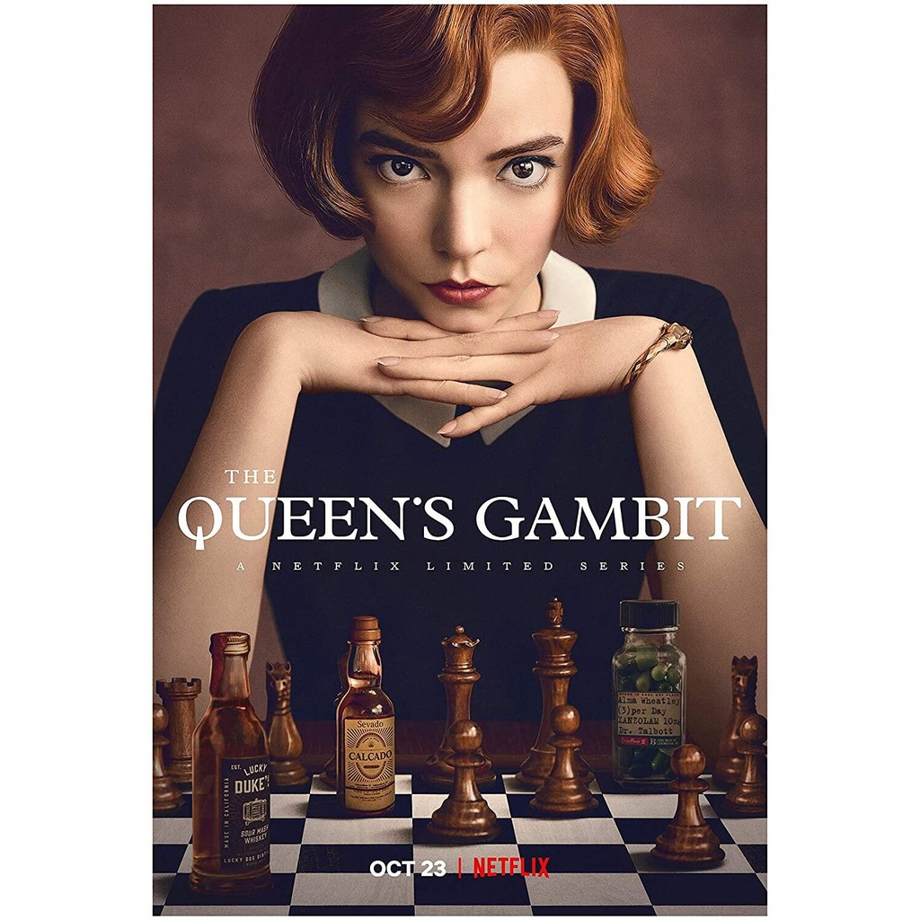 The Queens Gambit Netflix Series Movie Poster Quality Glossy Print ...