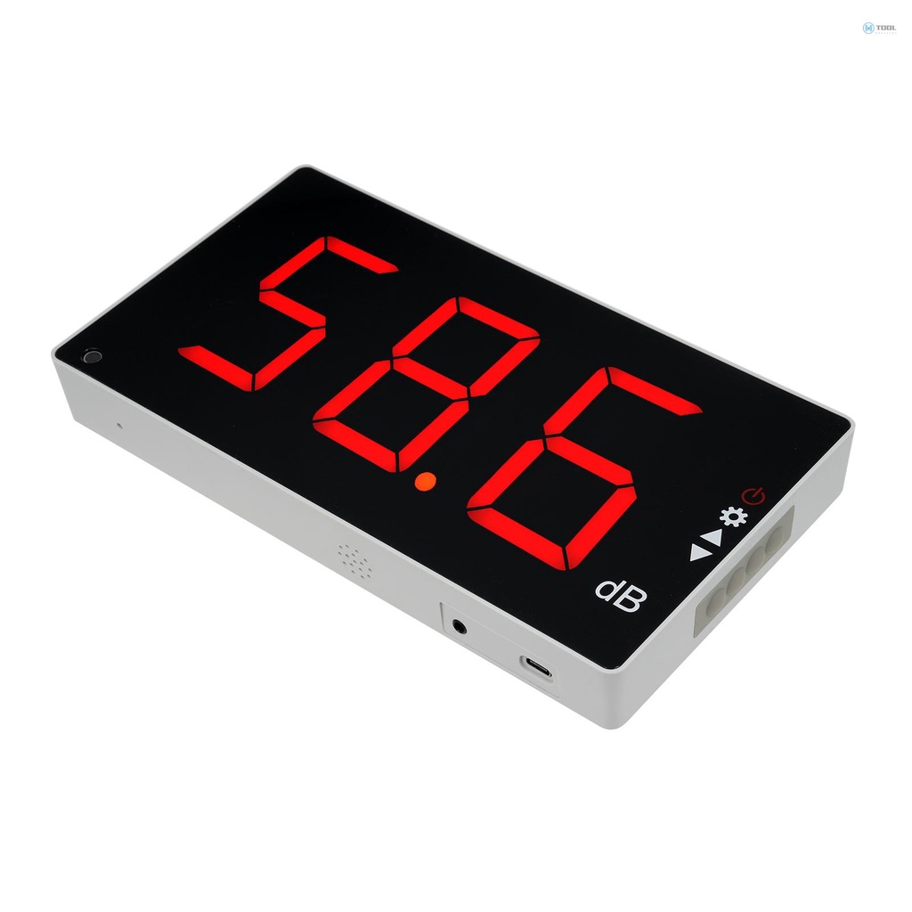 Sound Level Meter with Large LCD Screen Wall Mounted Digital Sound ...