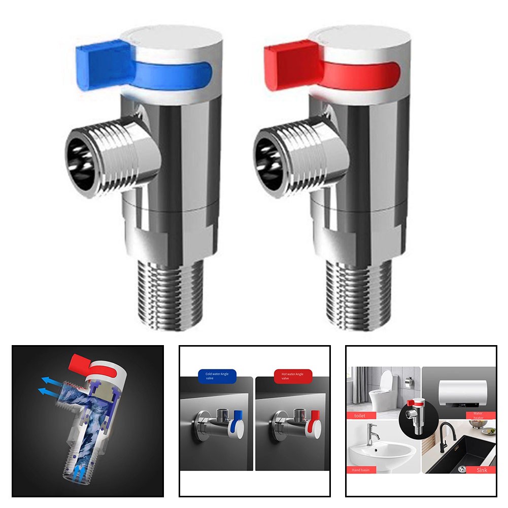 Large flow angle valve rotating full switch triangle water stop valve ...