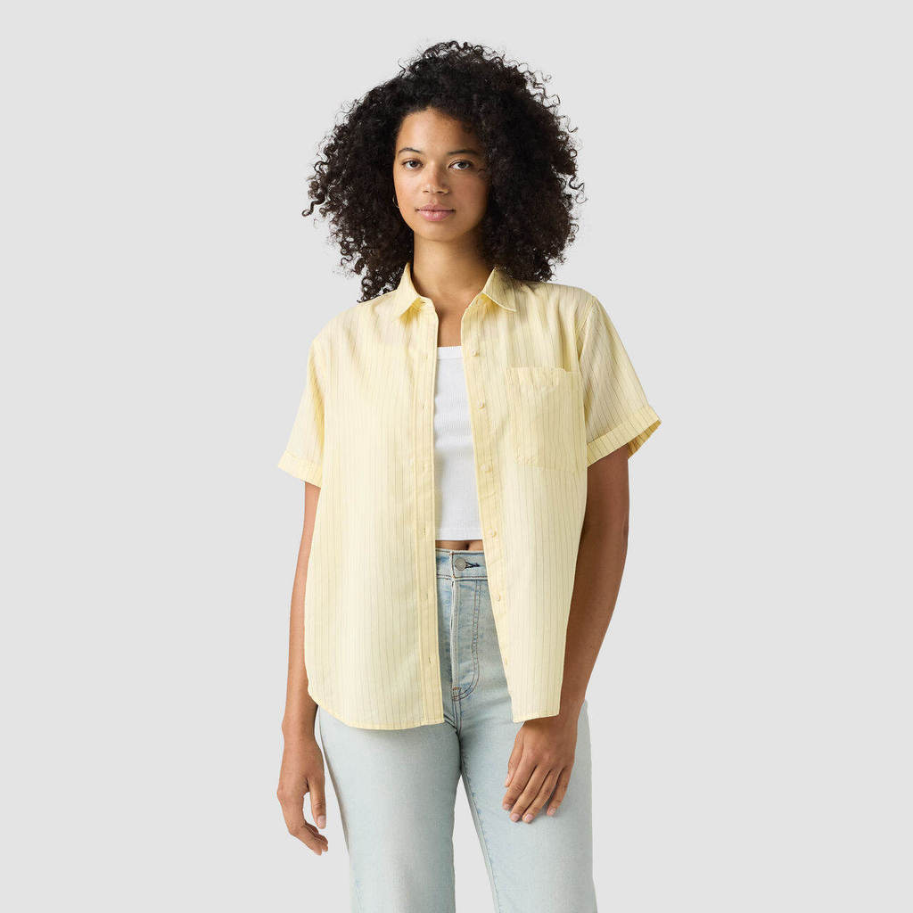 Levi's® Women's Darlene Short-Sleeve Shirt 001SJ-0041 | Shopee Malaysia