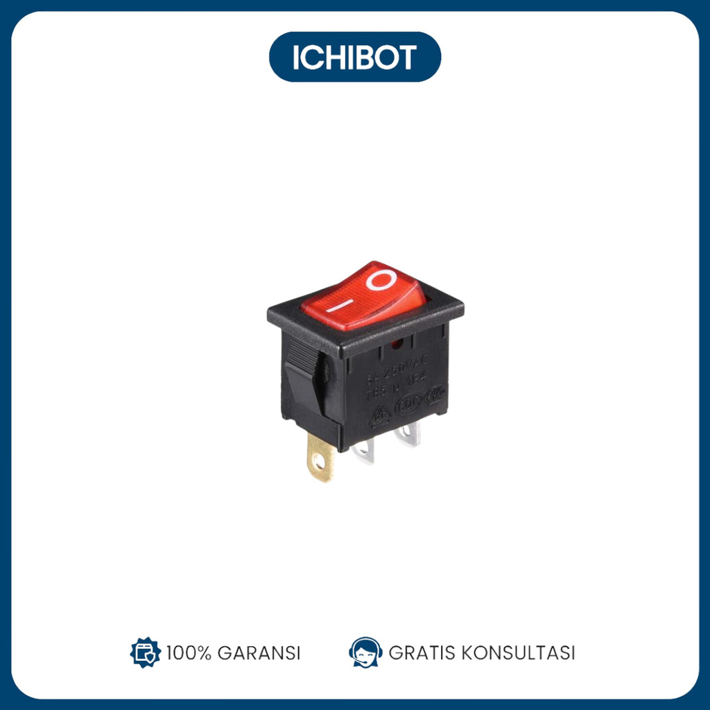 KCD1 Rocker Switch with 3 Pin Lights, 2 Speed (Power Button) | Shopee ...